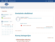 Tablet Screenshot of nmkursai.lt